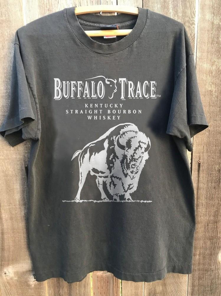 New BUFFALO TRACEDistille wbr ry in FrankfortBour wbr bon Charcoal Cotton Tshirt Unisex T-Shirt S