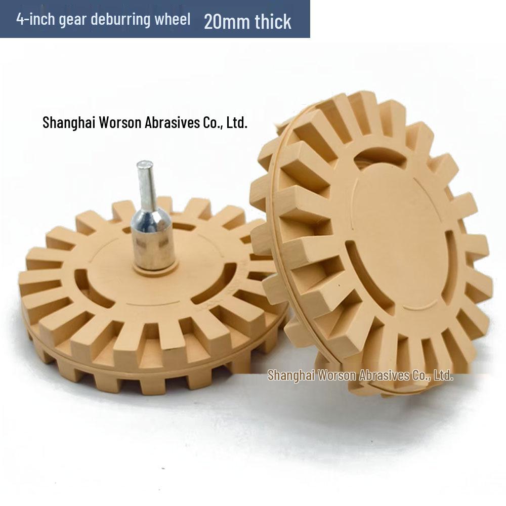 Pneumatic Deburring & Adhesive Removal Wheel, 3.5/4 Inch - Car Paint & Adhesive Remover.