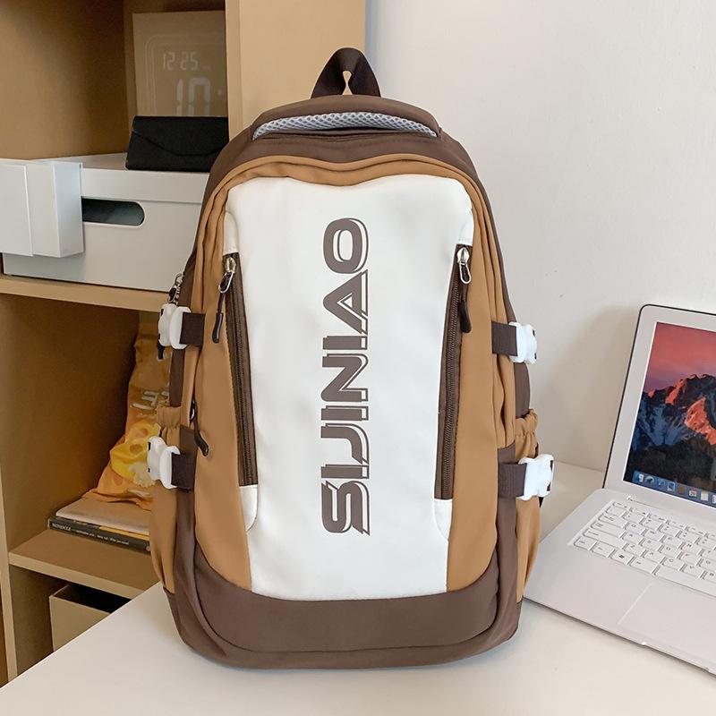 Girls with High Value Color-blocking Backpacks for Middle School Students Junior High School Students Primary School Students Backpacks