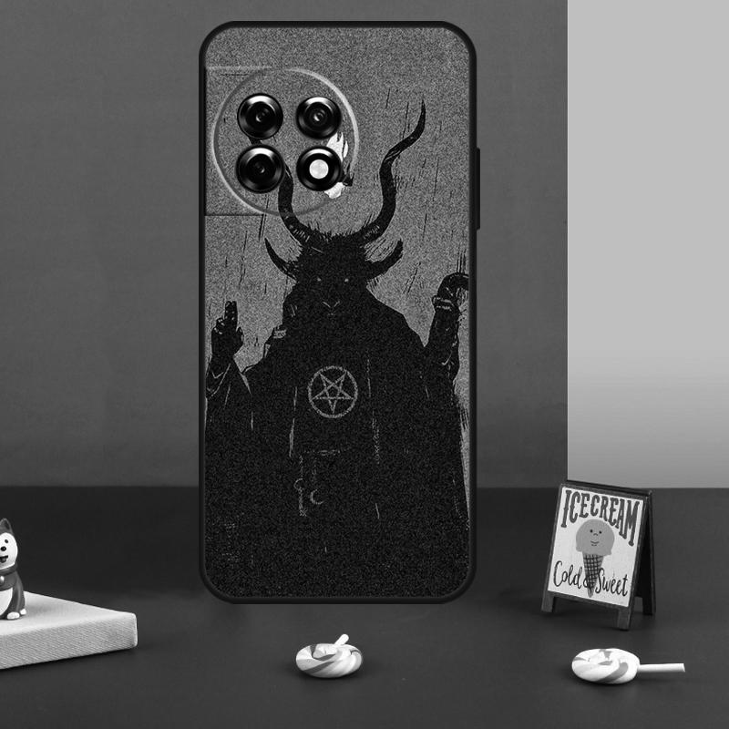 Devil Satan Dark Art For OnePlus 15 13 12 11 10 13T 10T 10R 12R 13R Case For OnePlus Nord 5 CE 3 2 4 Lite N20 N30