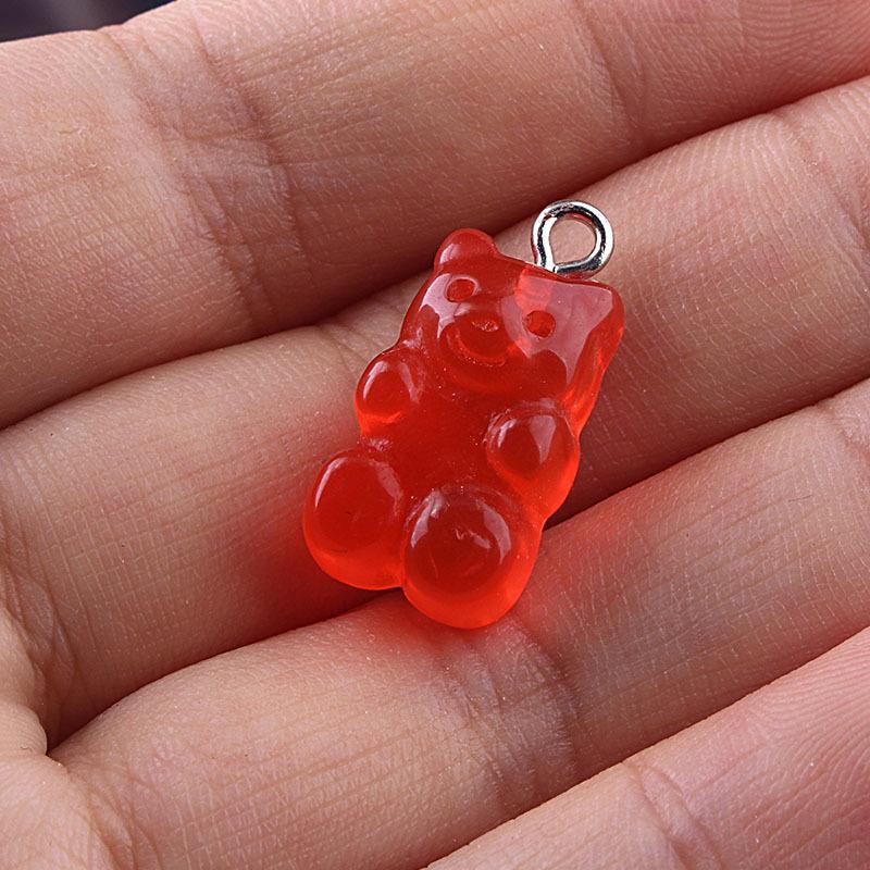 Little Bear Resin Keychain & DIY Jewelry Accessories