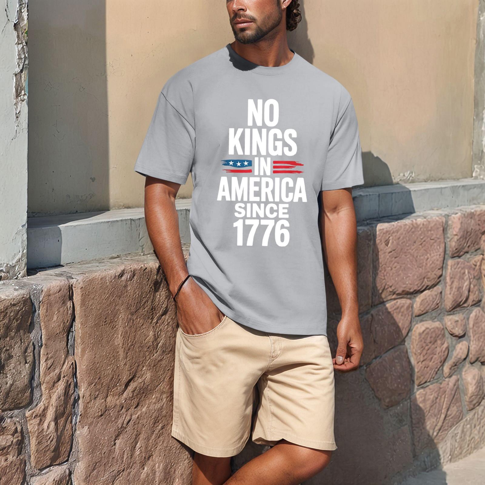 

Летняя мужская популярная футболка с круглым вырезом и коротким рукавом с принтом XXL