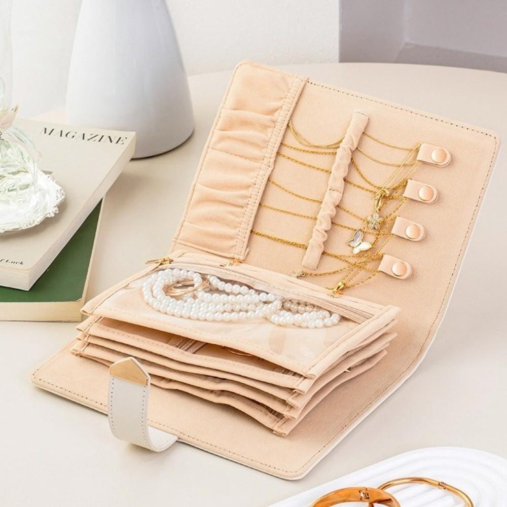 Anti-Oxidation Protection Jewelry Storage Book Compact Design Jewelry Organizer  Jewelry Storage