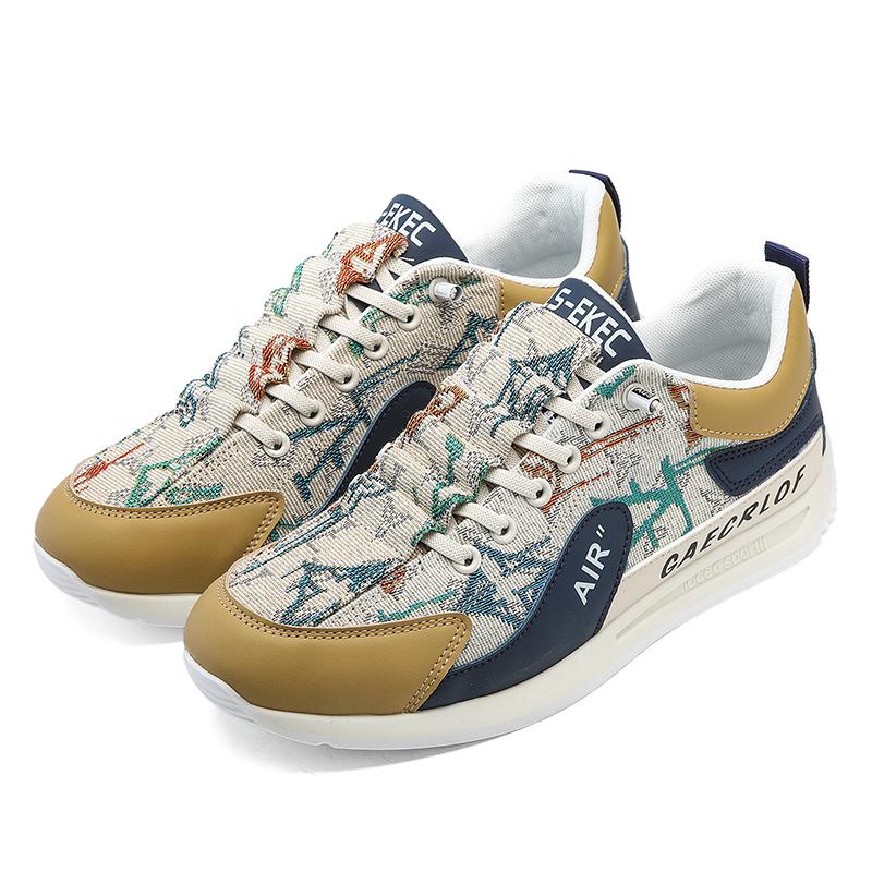 Neue Retro-Druck Freizeitschuhe Studentensport Laufen weiche Sohle leichtgewicht Forrest Gump Low-Top Trend Board Schuhe