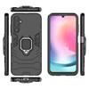 Für Samsung Galaxy A25 5g Rückseite Handyhülle Stoßfest Panzer Anti-Fall Metallringhalter Magnetisch Schutz SM-A256 Coque