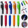 4-In-1 Multifunction Ballpoint Pen Led Light Foldable Phone Stand Night Reading Writing Pencil For Office School Students