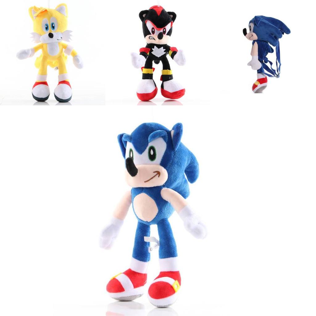 Super Miękka Pluszowa Zabawka Jeż Sonic 12 Cali Urocza Maskotka Dla Dzieci