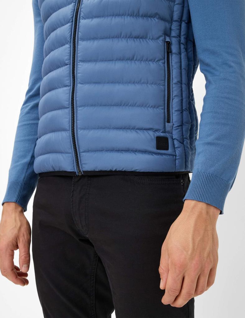 Зимняя куртка BRAX Steppweste Style WILLIS storm blau schwarz