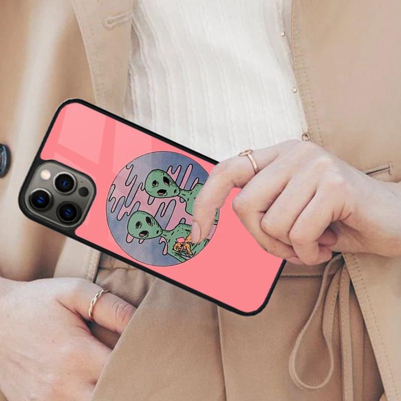 Aesthetics Cartoon Alien Space Magnetic Phone Case For APPLE iPhone 17 Air 16 14 13 12 Pro Max 15 Plus Wireless MagSafe Cover