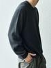 SHIPS Any Knit, Handwashable, Cotton Cashmere Sweat-Like Knit, 2024FW, Men's, 716040015, Dark Gray, Size XL