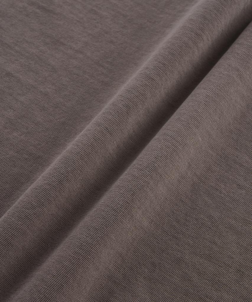 WEST GRAND BOULEVARD Urban Pigment One Pocket Crop T-Shirt Cocoa