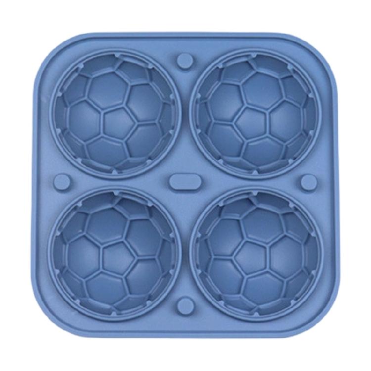 Soccer Shape Ice Cubes Maker Molds Creative Football Themed Ice Tray For Sports Event Drink Accessories