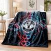 Manchester United Printed Flannel Blanket Warm Comfort Bed Throw For Indoor Home Decoration