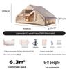 ZISIZ Portable Outdoor Inflatable Camping Tent