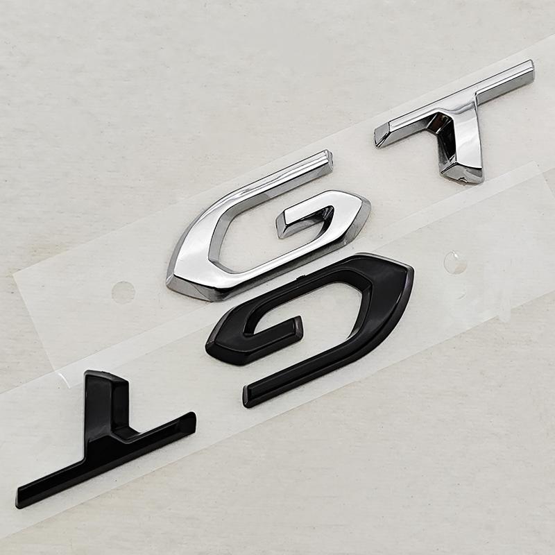 3D ABS Car Letters Logo GT Emblem Trunk Badge For  208 2008 201 206 508 5008 207 408 4008 3008 308 GT Sticker Accessories