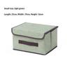 Scratch Resistant Foldable Non Woven Storage Box Gray Space Saving Organizer for Underwear Socks Clothing Toys Home Use