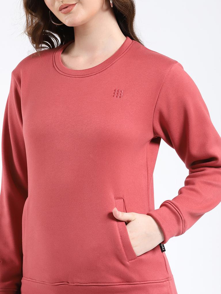 Rock it Women's Round Neck Full Sleeve Sweatshirt