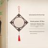 2026 New Chinese Style Fu Character Wooden Pendant with Blank Calligraphy Xuan Paper