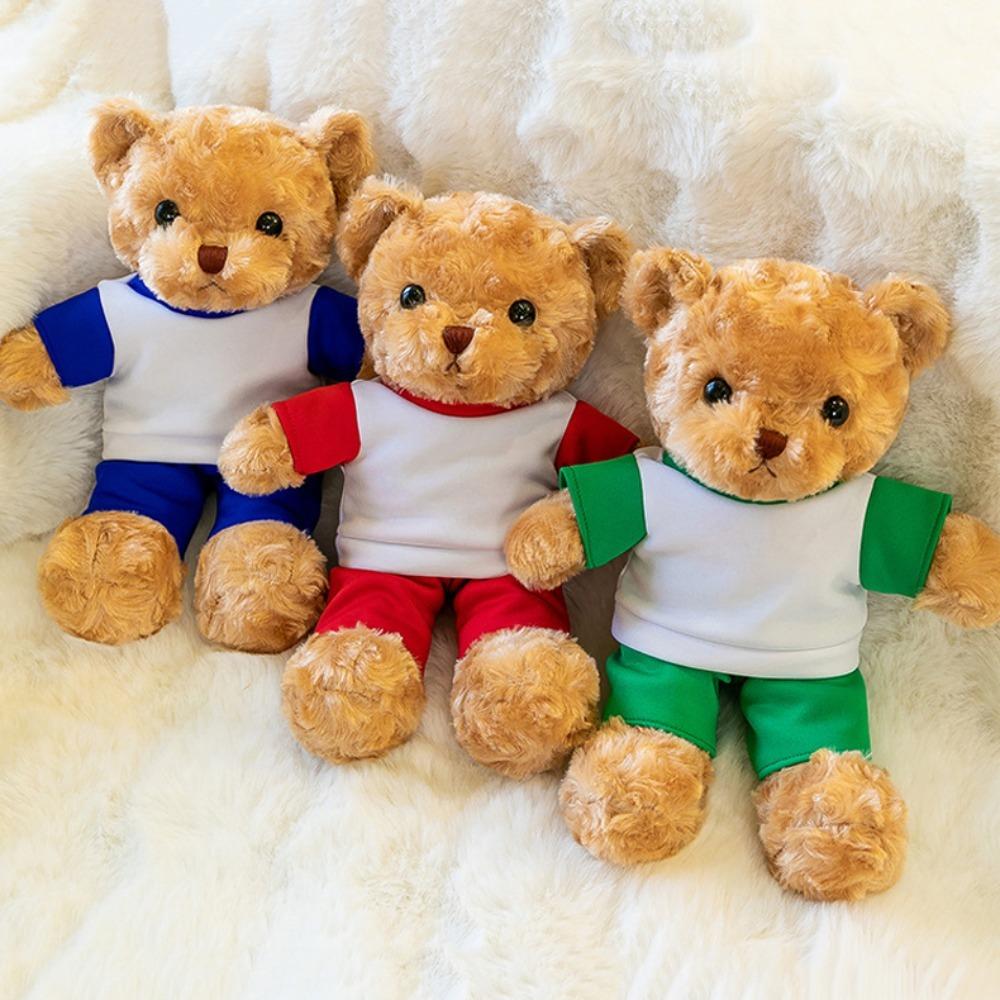 

Academic School Bear Plush Toy Graduation Uniform Bear Animal Doll Graduation Bear Doll Birthday синій