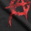 Vintage Anarchy Anarchist T-Shirts Men Crew Neck 100% Cotton T Shirt Short Sleeve Anarchy Symbol Clothing Plus Size 4XL 5XL 5XL