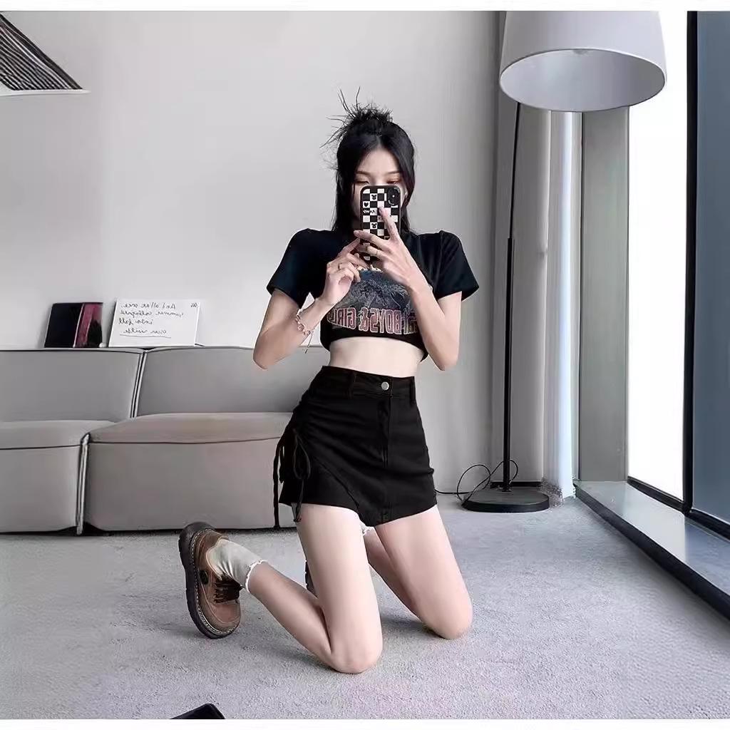 

2024 г. Женские шорты с юбкой на шнурке для девушек - Stretch Niche Design XL