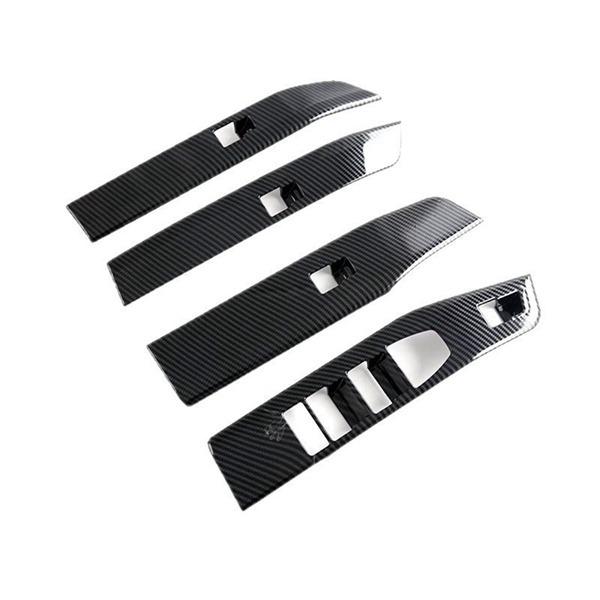 

4-Color Carbon Fiber ABS Window Switch Cover for BMW X Standard