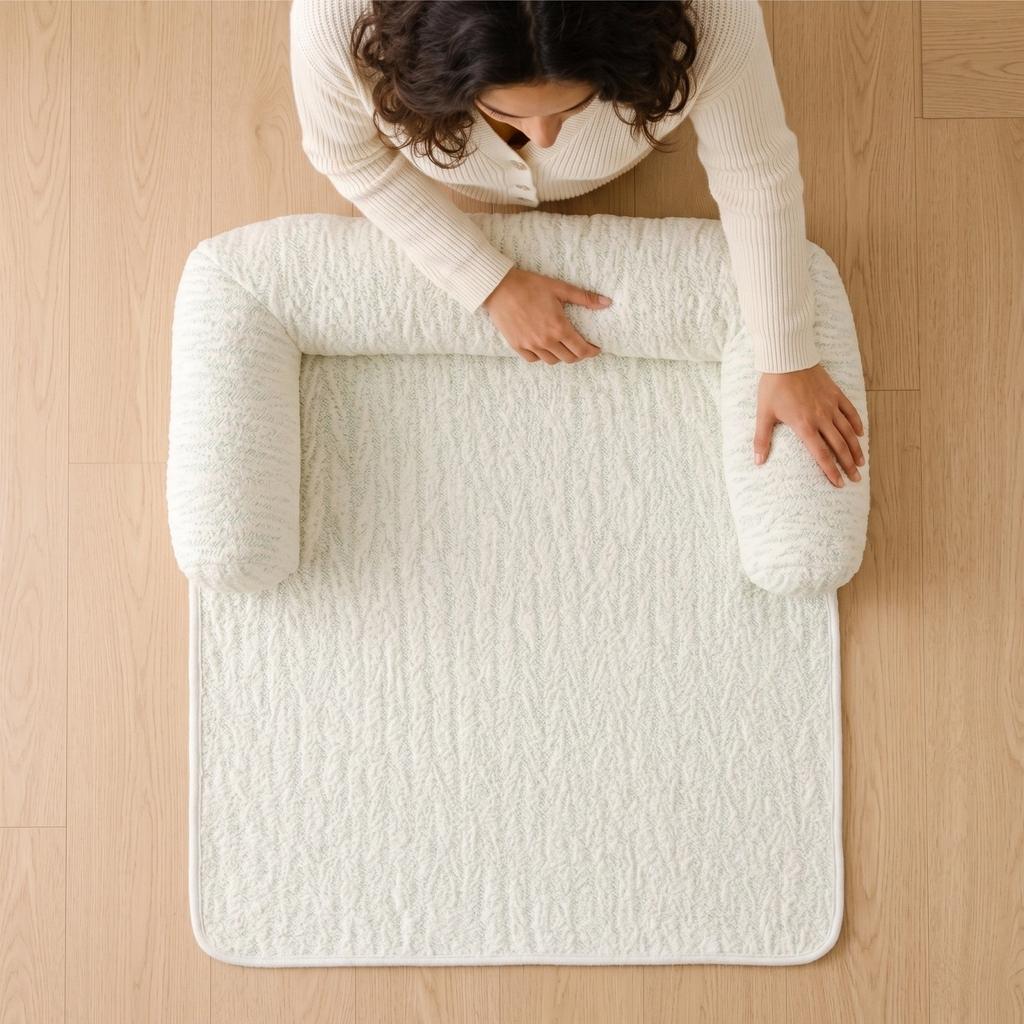 Pet Sofa Pad Non- for Dogs Cats Couch Protector - Cream