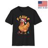 Funny F-Caw-F Christmas T Shirt, FCAWF Chicken Women Men Humor Tee Shirt S-5XL