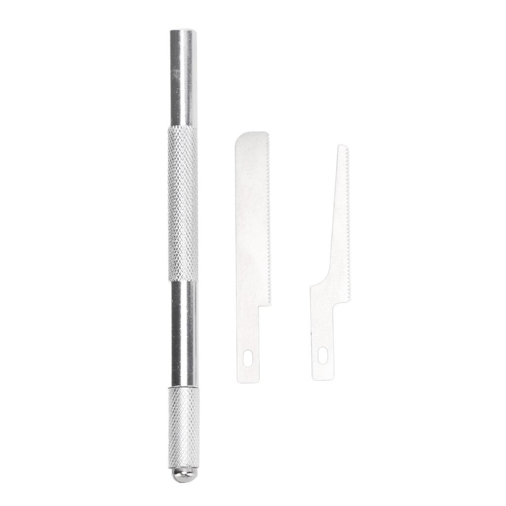 Mini Hand Saw Model Tools with 2 Different Blades Aluminum Alloy and Steel Mini Hand Saw Model Craft for Woodworking DIY Projects