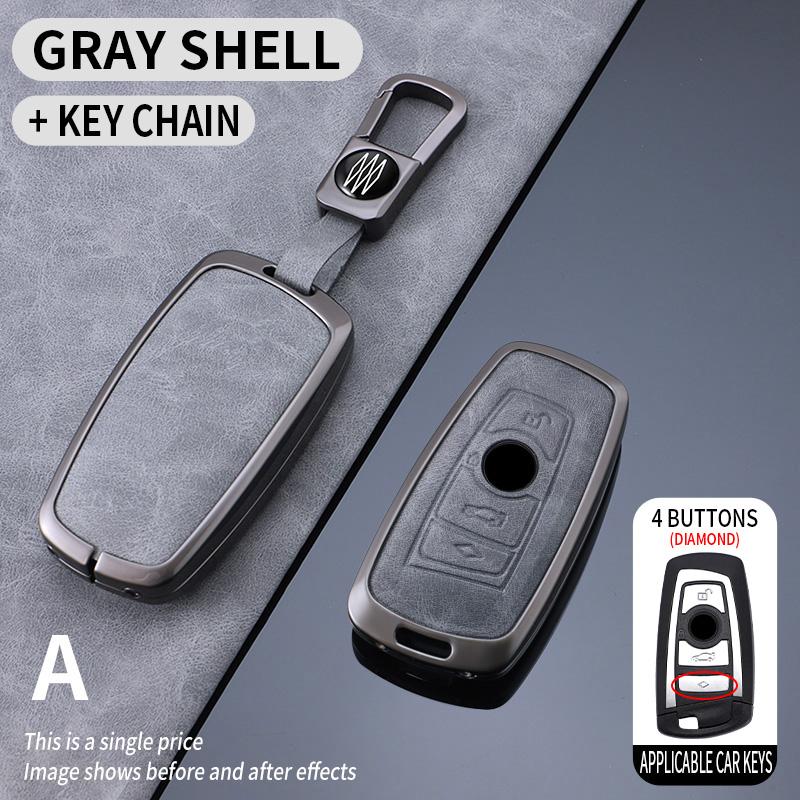 Metal Car Key Cover Fob Case Shell Accessories For Bmw F 3 5 7 Series X3 X5 F10 F20 F30 F40 E90 E92 E93 Cas4 Fem Ews5