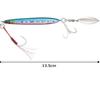 MAKI JIG JET 30g #78 Blue Pink Sardine - Metal Jig Lure with Rear Blade for Saltwater Fishing
