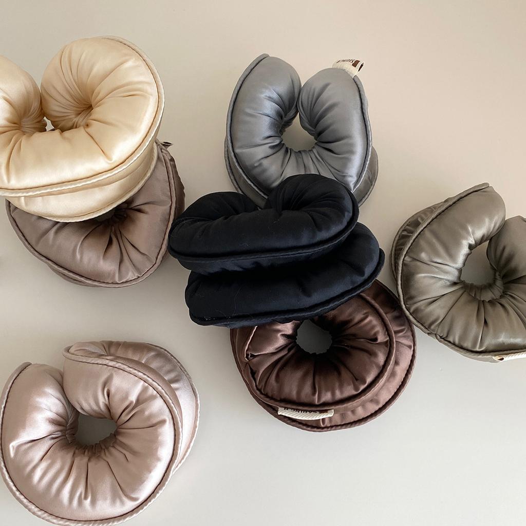 Sponge Sleep Elastic Ponytail Holder Hair Scrunchies for Women Hair Accessories Girls Soft Solid Satin Filled Cotton Big Bands