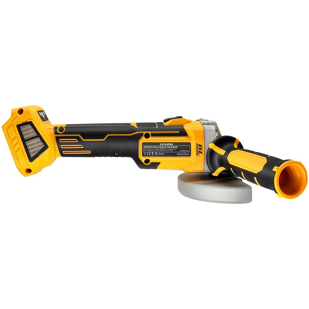 125mm Brushless Electric Grinder Cordless Angle Grinder Cutting Polishing Machine Speed Digital Display For Makita 18V Battery
