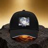 Anime Female Character Hat, Unisex Printed Baseball Cap Sandwich Brim Snapback Sports Cap, Suitable for Daily Commuting