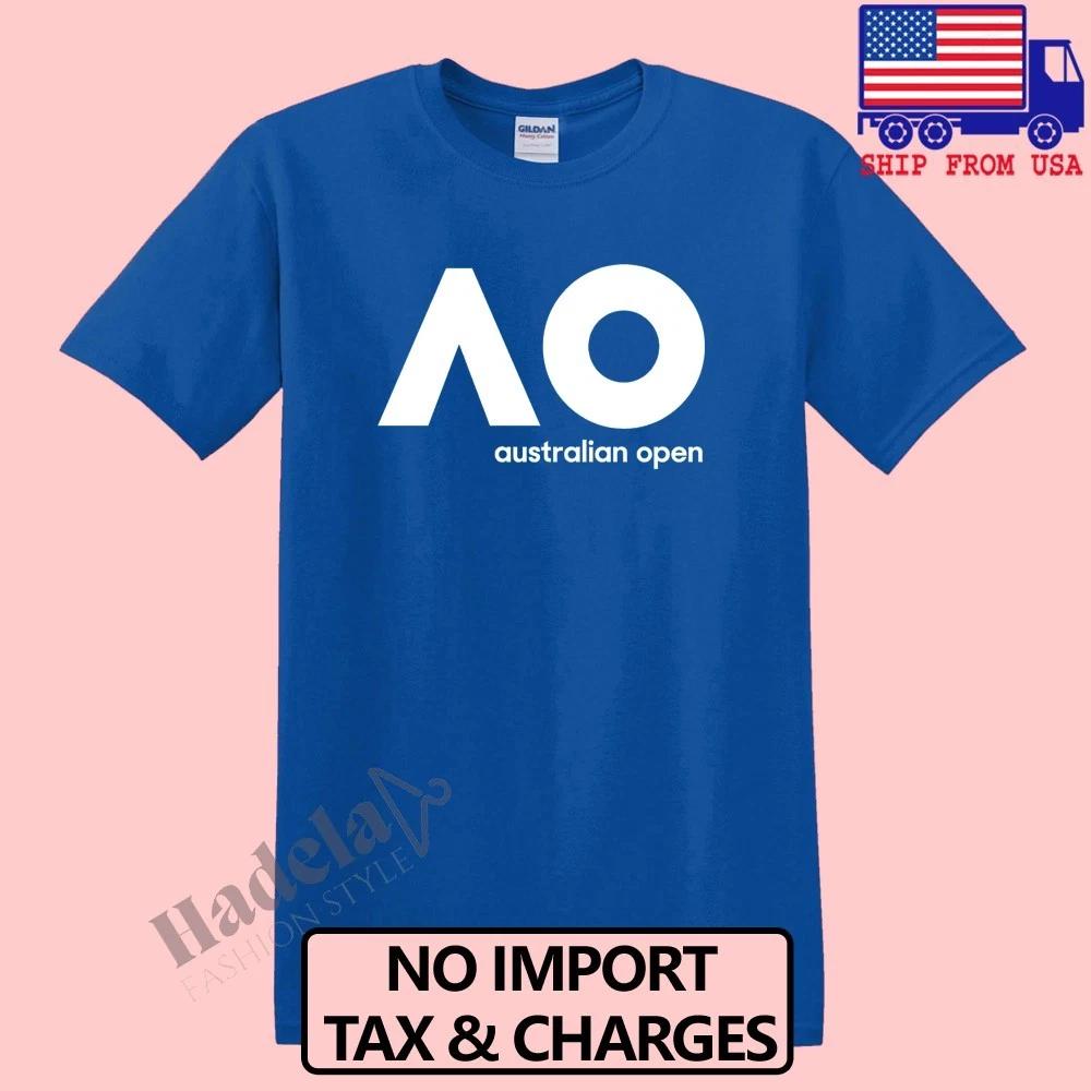 Australian Open AO Tennis Men s Blue Size S-5XL XL