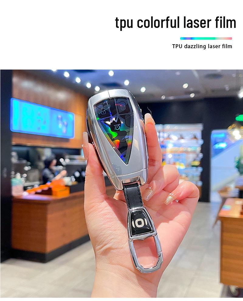 High-End Metal Key Cover for Changan Qiyuan A07 2025, A06 New Energy, and A05/A07 with Buckle