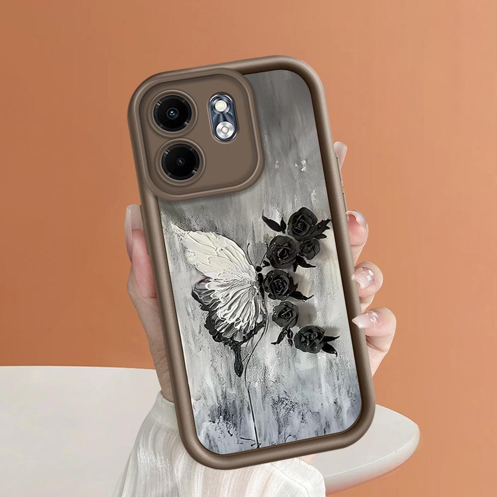 Mykt silikon telefondeksel Fullt dekkende Kamera Støtsikker Beskyttelsesdeksel for Huawei Honor Infinix Tecno iPhone Motorola Google