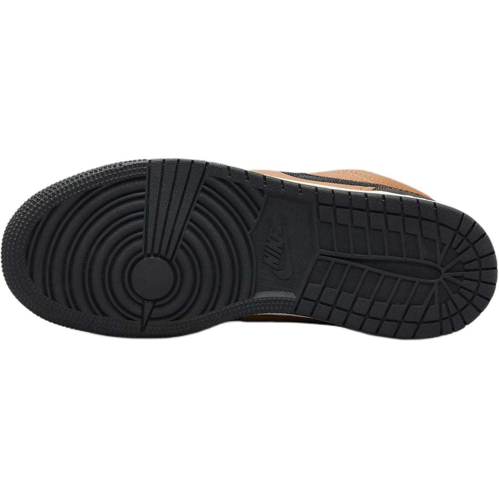 Zapatillas Air Jordan 1 Low SE GS Flax Baroque Brown para Niños Vintage-Coral Negro HQ3604-201