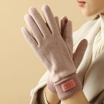Unisex Winter Touchscreen Gloves: Warm, Thickened, Plus Velvet, Ideal for Outdoor Cycling