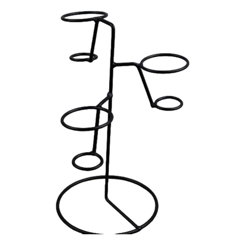 Metall-Eiswaffelständer Cupcake-Waffelständer Schneeeis-Displayständer Zeigt Zubehör für Desserts, Süßigkeiten und Snacks