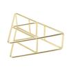 Napkin Holder Fashion Thickened Widened Triangular Freestanding Metal Wrought Iron Vertical Tissue Holder