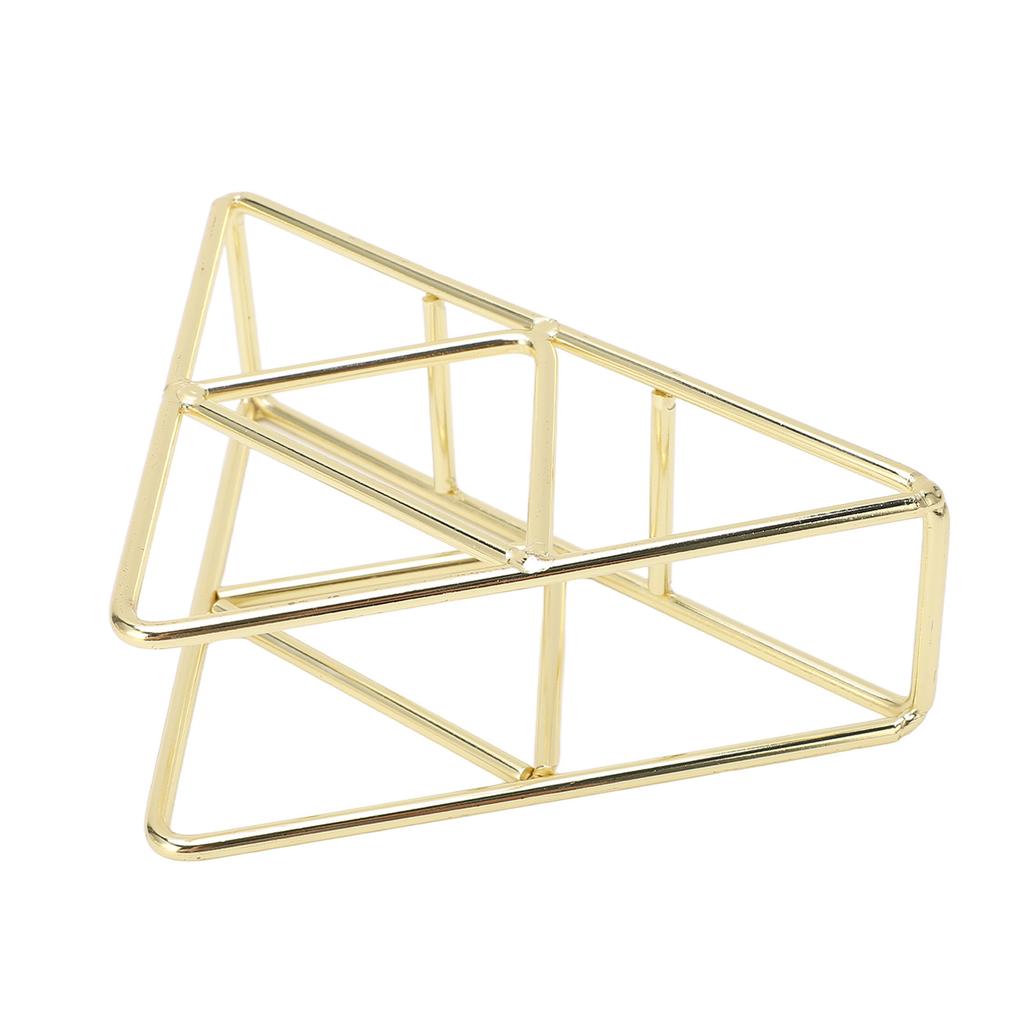 Napkin Holder Fashion Thickened Widened Triangular Freestanding Metal Wrought Iron Vertical Tissue Holder