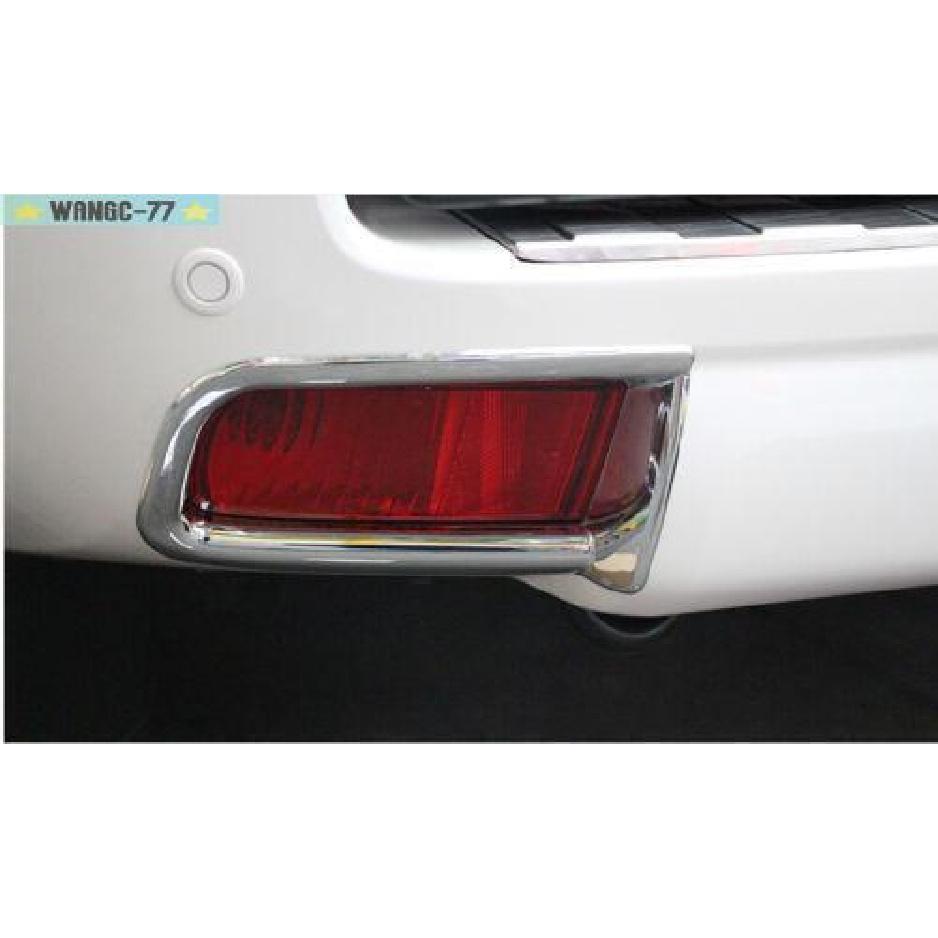 2X For Toyota Land Cruiser Prado FJ150 2010-22 Chrome Rear Fog Light Cover Trim