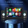 1 Din 5'' Car Radio Multimedia MP5 Player Compatible with Carplay Android Auto