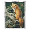 Embroidery Fox 5D Diamond Painting Cross Stitch Needlework Animals Full Drill Rhinestone Paintings