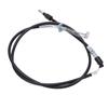 50.5in Front Drum Brake Cable Set Stainless Steel Replacement for YFA1 Breeze YFM250 Moto‑4