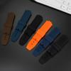 Gummi-Uhrenarmband für Tissot PRX Serie Super Player T137.410 Armband Sport Wasserdicht Silikon Weiches Armband Schwarz Blau 24x12mm