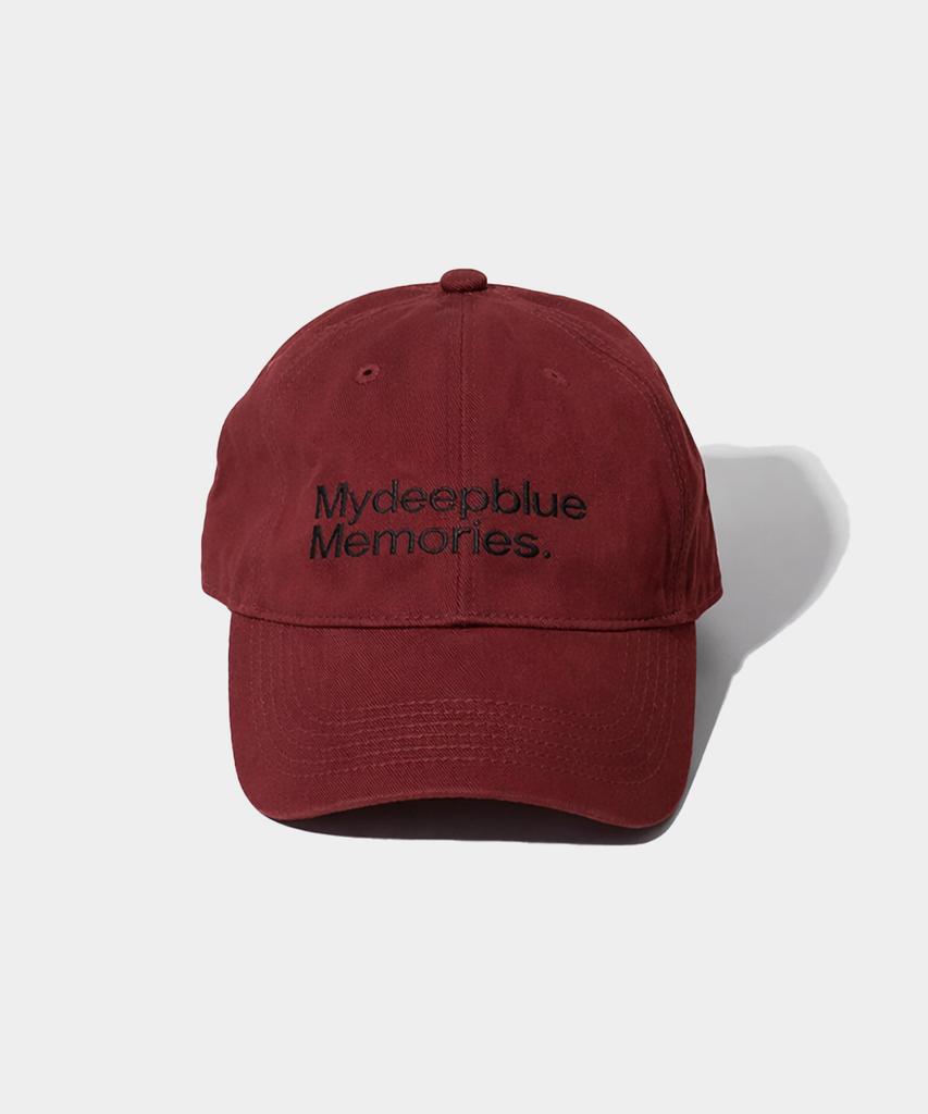 Maidibbeullumemolijeu Mm My Memories Washed Cap (Burgundy)