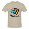 T-shirt Piccola Windows 95 Unisex Cotone Taglie Forti T-shirt Unisex Manica Corta Girocollo Abbigliamento Estivo Top S6xl