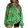 Women's Colorblock Sweatshirt Long Sleeve Round Neck Casual Comfortable Loose Lightweight Women's Sweatshirt